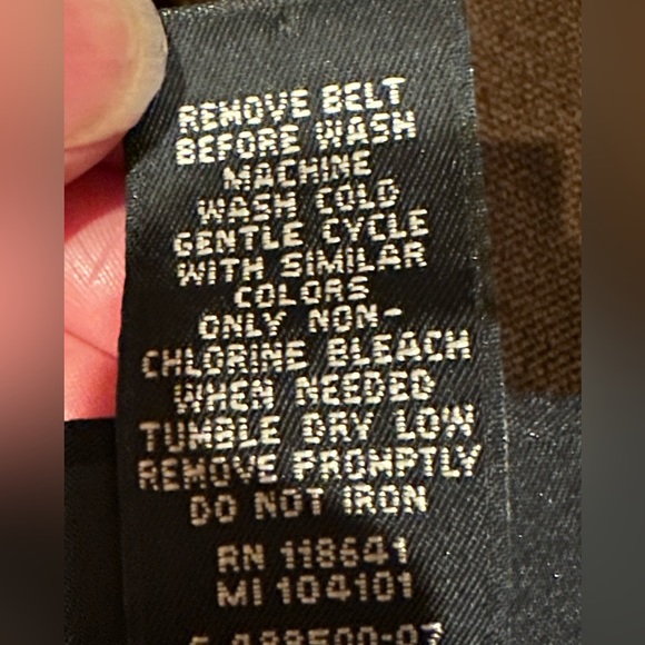 Lane Bryant Blue & Brown Sheer Floral Leave Print Square Neckline SZ  22…No Belt - Picture 9 of 13